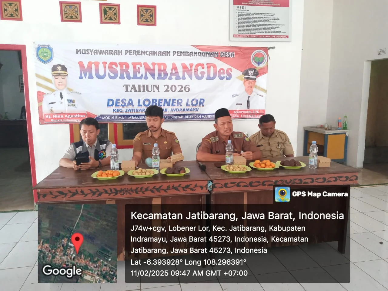 Penyampaian Hasil Pembangunan 2024 dan Musrembangdes 2026 Desa Lobener Lor